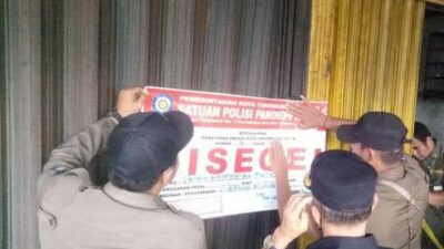 Toko Kosmetik di Tangsel Jual Ribuan Obat Tramadol Disita Satpol PP