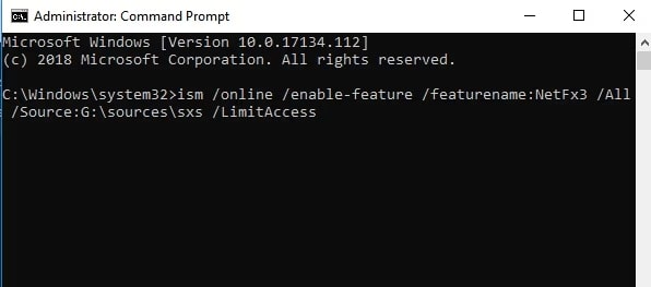 Aktifkan NET Framework Menggunakan DISM Command 3