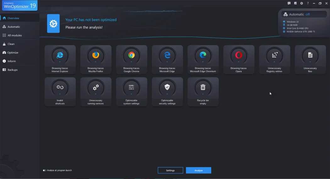 Ashampoo WinOptimizer
