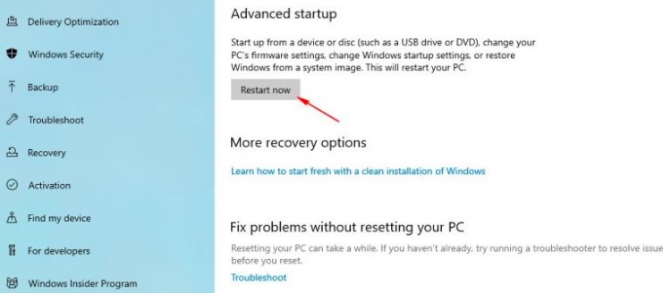 Cara Masuk ke BIOS di Windows 10 3