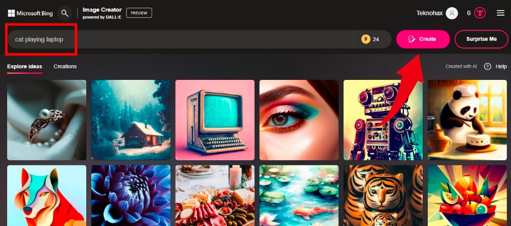 Cara Menggunakan Bing AI Image Creator