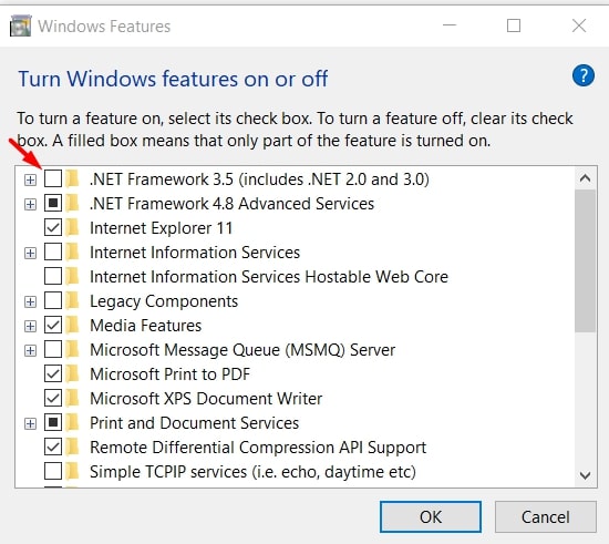 Instal ulang NET FRAMEWORK 3 5 3