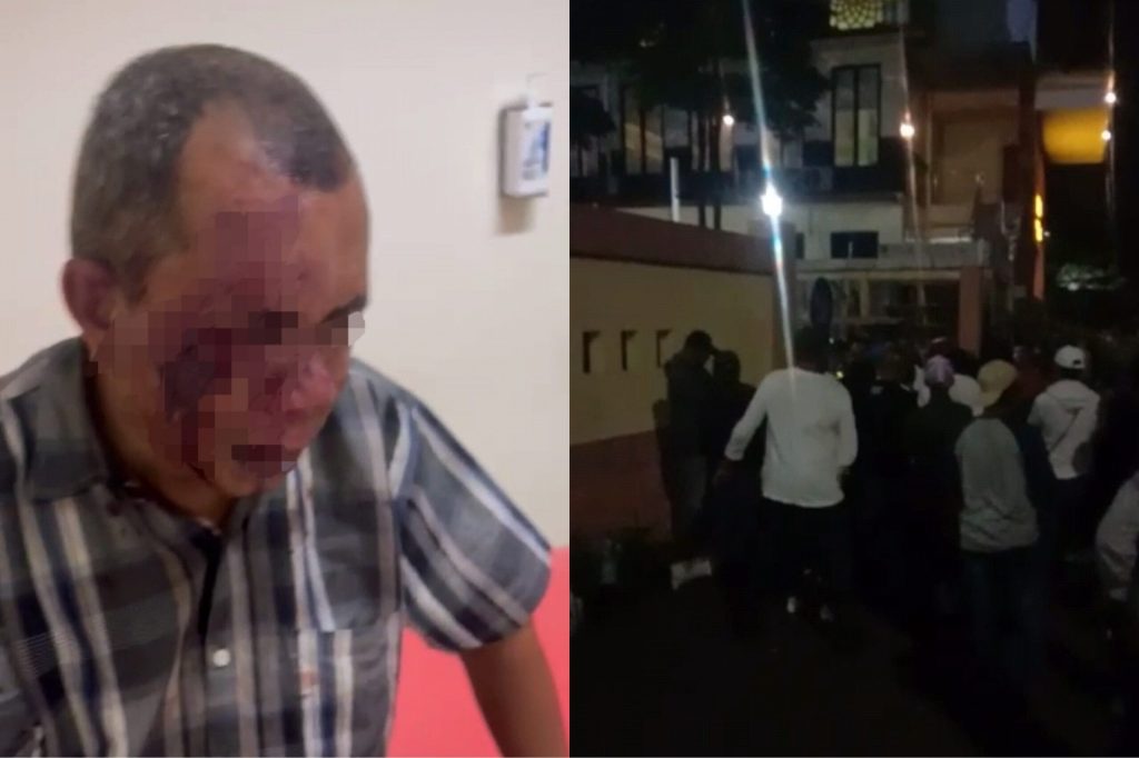 Seorang Pria Diduga Debt Collector Dikeroyok Warga di Serpong Tangsel