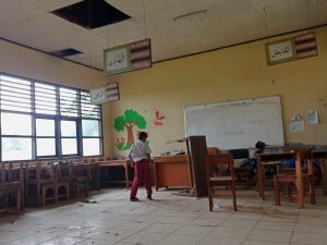 Kondisi Gedung Sekolah Dasar Negeri di Jambe Tangerang Memprihatinkan