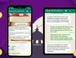 Wakil Bupati Tangerang Memberikan Bantuan Donasi Melalui WhatsApp