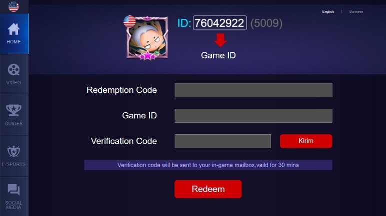 Cara Klaim Kode Redeem Mobile Legends