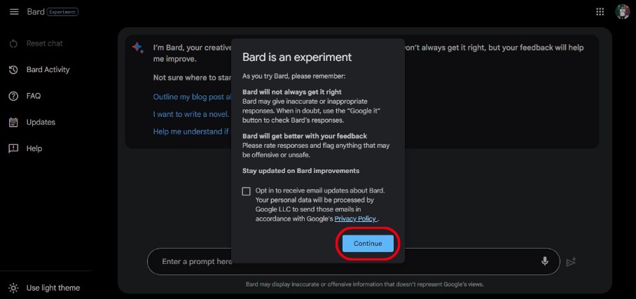 Cara Mendaftar Google Bard 4