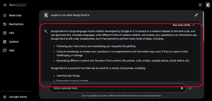 Cara Menggunakan Google Bard 3