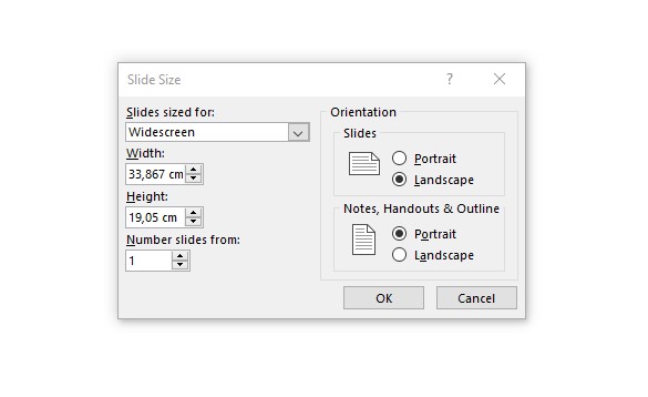 Custom Slide Size Power Point
