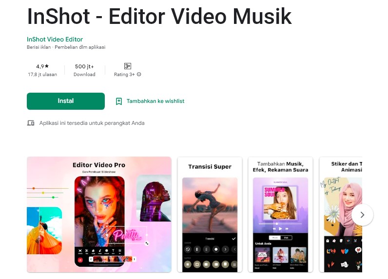InShot Editor Video Musik