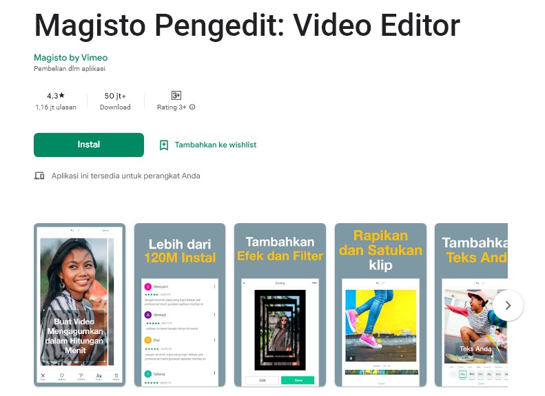 Magisto Pengedit Video Editor
