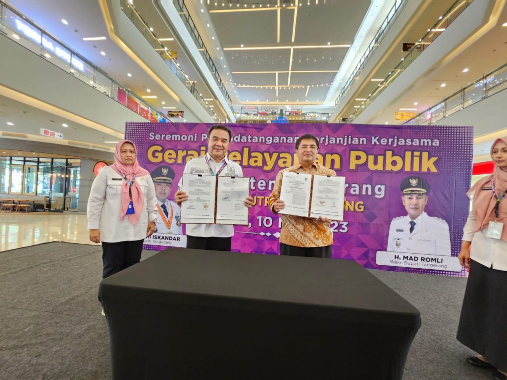 Pemkab Tangerang Buka Gerai Pelayanan Publik Pertamanya di Mal Ciputra