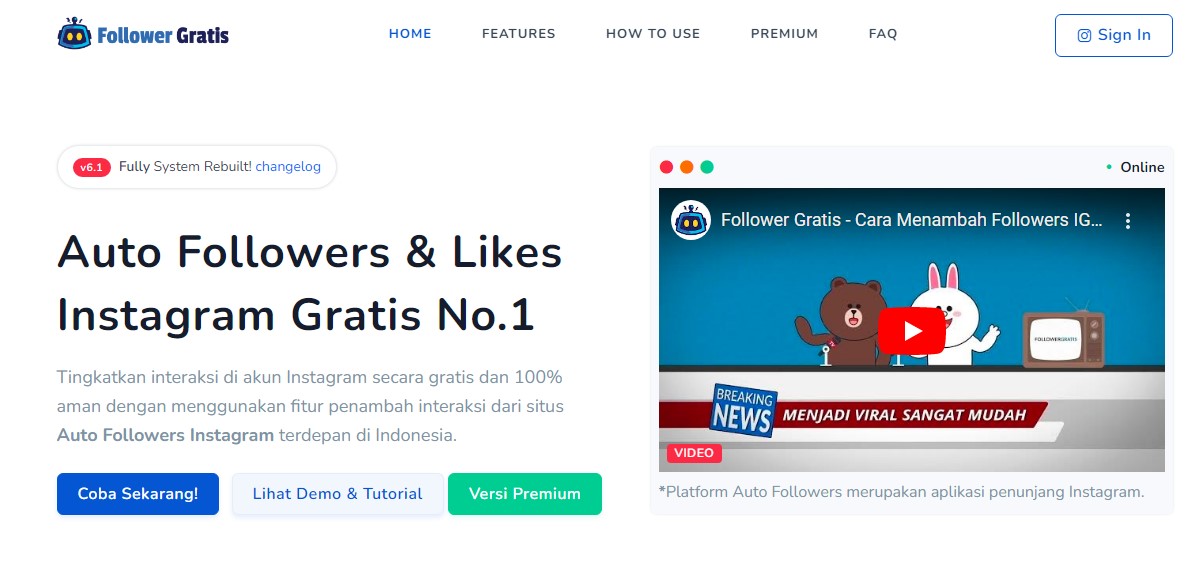Situs Followers Instagram Gratis