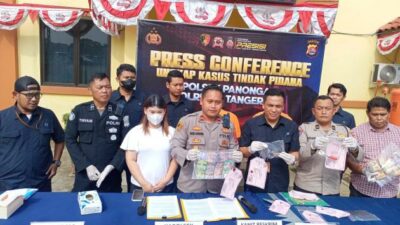 2 Pria Bobol Toko dan Mobil di Panongan Tangerang untuk Judi Slot