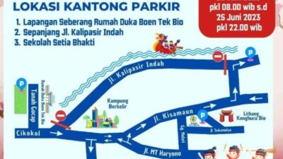 Ada Festival Peh Cun, Ini Lokasi Parkir dan Pengalihan Arus Lalu Lintas di Kota Tangerang