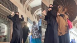 Bikin Malu, Wanita Bercadar Joget TikTok di Tanah Suci