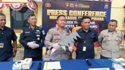 Perampas hp pakai golok sisir akhirnya ditangkap polsek panongan tangerang