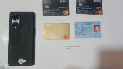 polsek pinang berhasil meringkus pelaku ganjal atm
