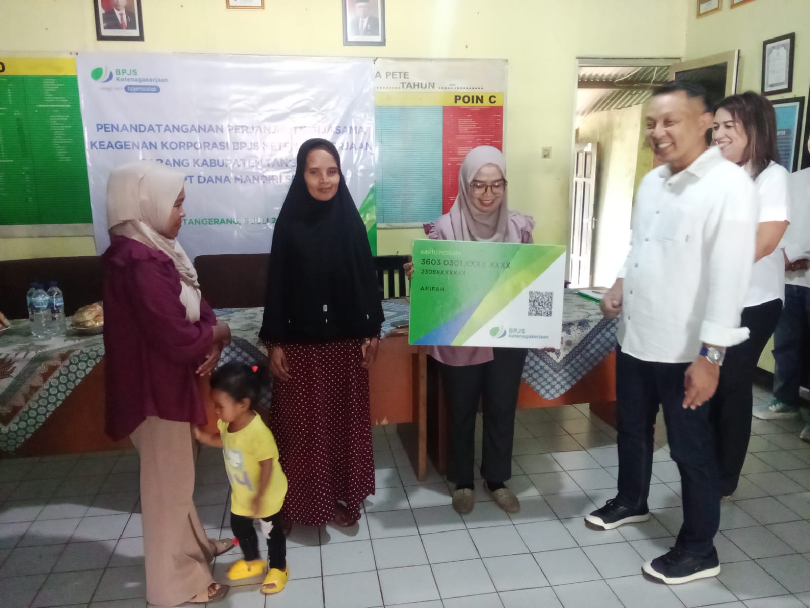 Desa di Tigaraksa Tangerang Jadi Percontohan Program KKBC BPJS Ketenagakerjaan