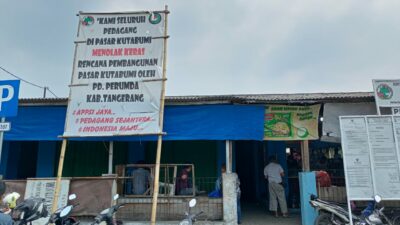 Ditolak Para Pedagang, Pasar Kutabumi Tangerang Tetap Direvitalisasi Mulai Agustus