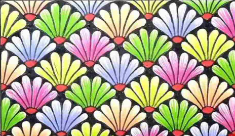 Gambar Batik Bunga Kipas
