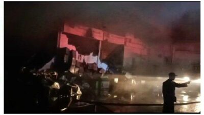 pabrik styrofoam di legok tangerang kebakaran