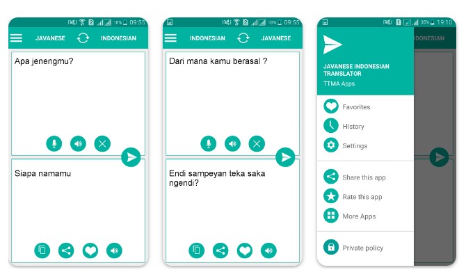 Javanese Indonesian Translator