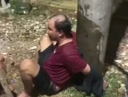 Curanmor Diikat di Tiang Listrik dan Dihajar Warga di Sukamulya Tangerang