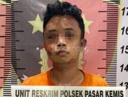 Pelaku Curanmor Tertangkap Warga di Pasar Kemis Tangerang