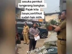 Pengunggah Video Viral Pemkot Tangerang Bongkar Ruko Cimone Dilaporkan ke Polisi 