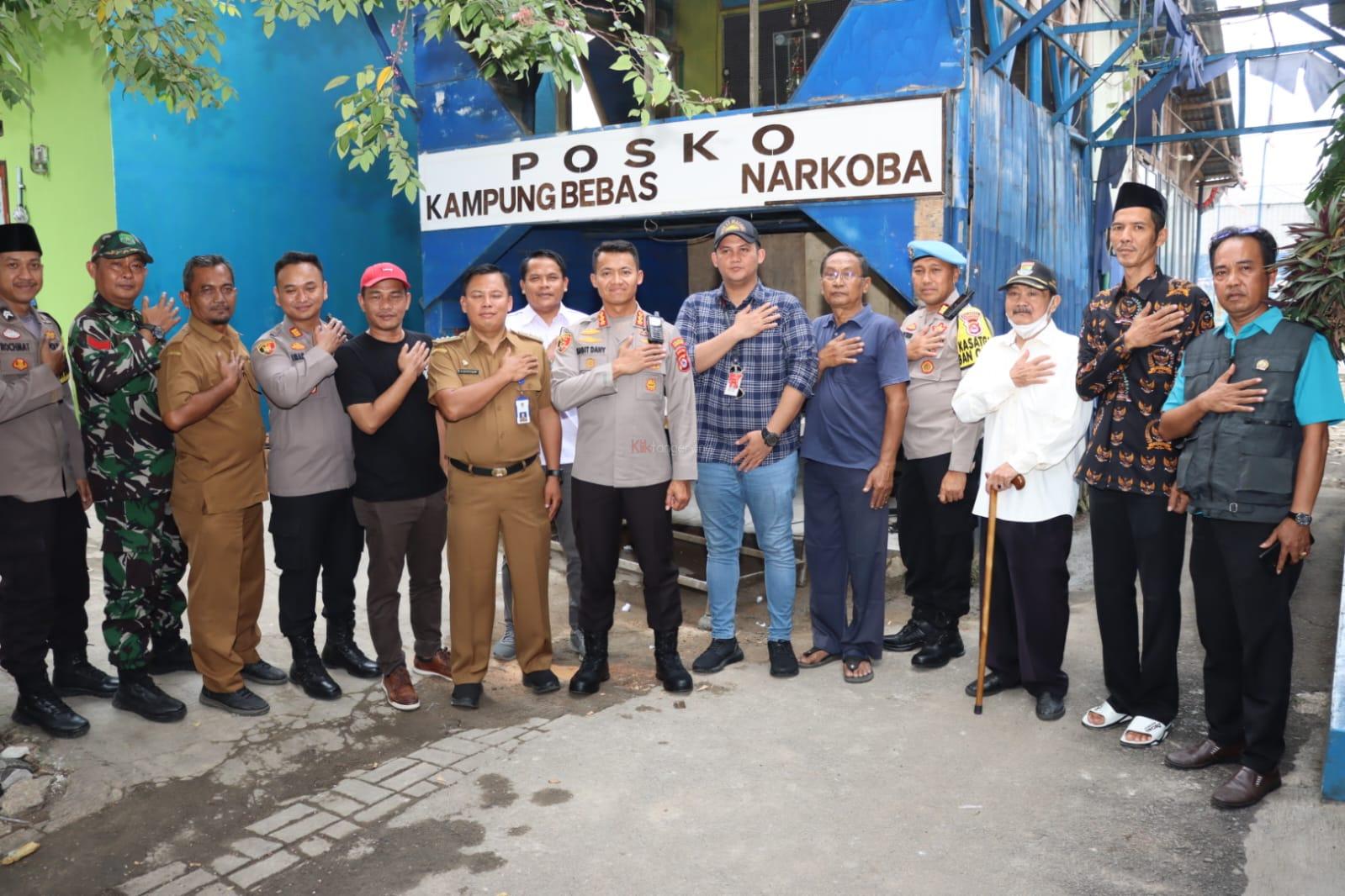 Peredaran Tinggi, Polresta Tangerang Bentuk Kampung Bebas Narkoba di Cikupa Tangerang