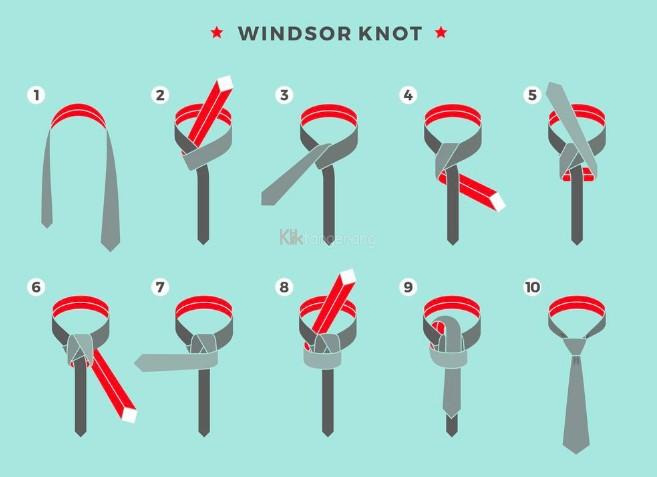 Cara Memakai Dasi - The Windsor Knot