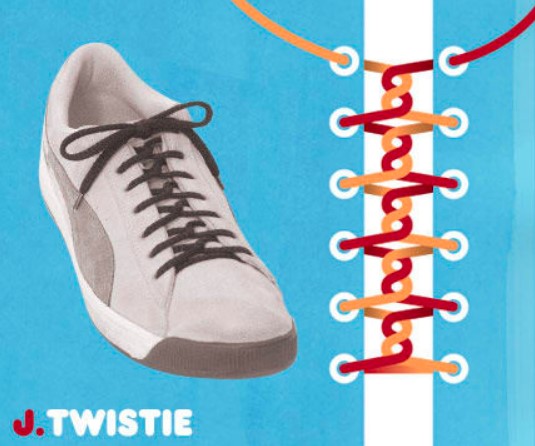 Cara Pasang Tali Sepatu - Gaya Twistie