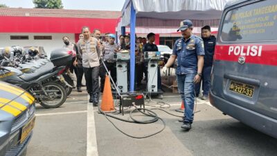 Sejumlah Kendaraan Dinas Polres Metro Tangerang Tidak Lolos Uji Emisi
