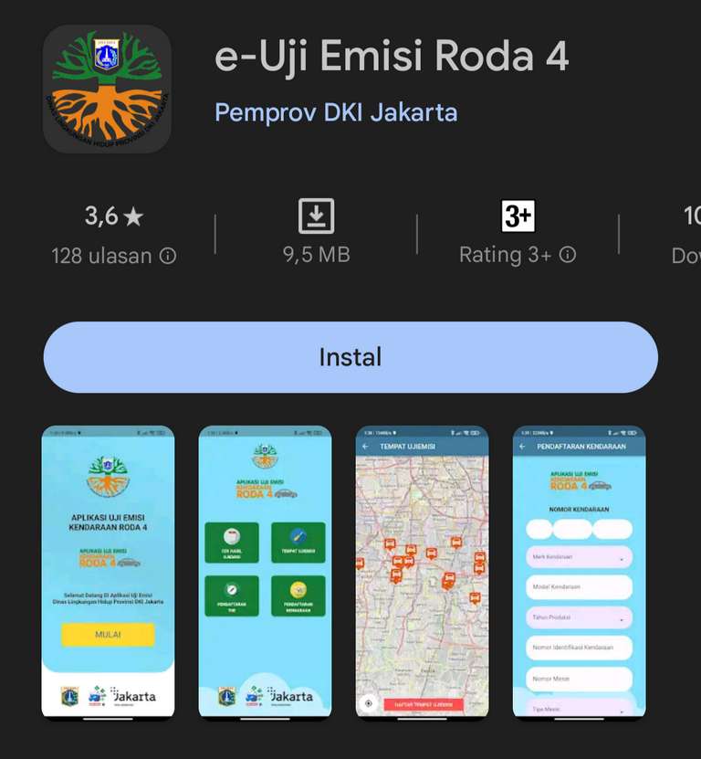 cara mendapatkan sertifikat lolos uji emisi online