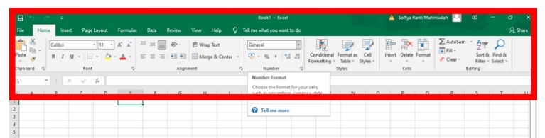 Cara Enter di Excel dalam 1 Kolom 2