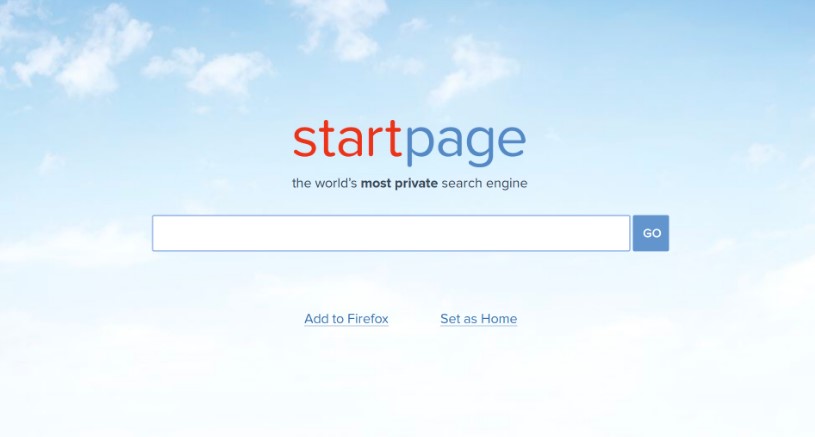 Situs Selain Yandex RU - Startpage