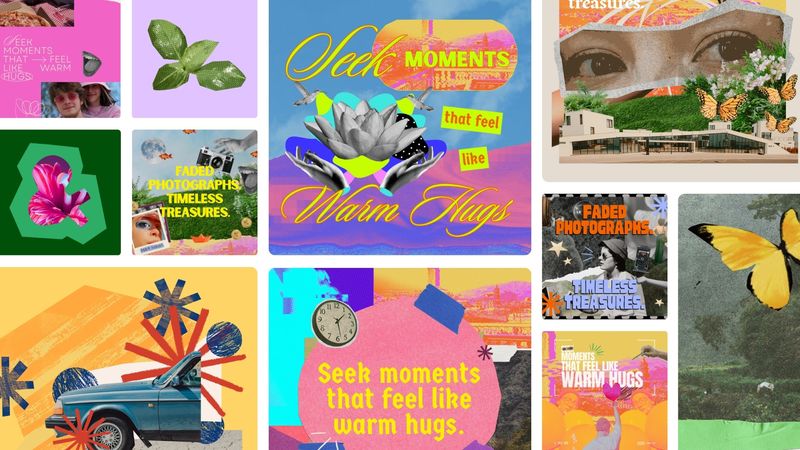 Motion Collage tren desain canva 2024
