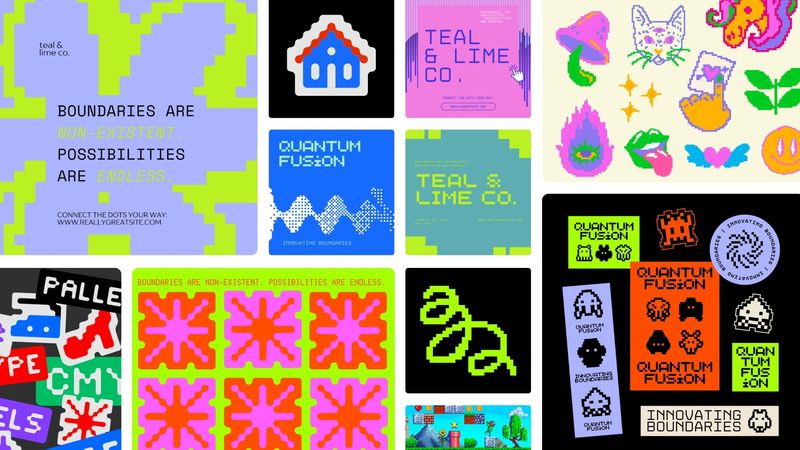 Pixelation tren desain canva 2024