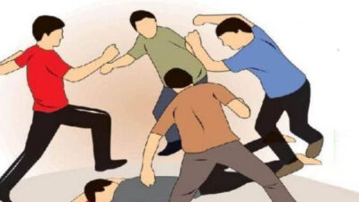 seorang anggota polisi dikeroyok tukang parkir mabuk di ciputat tangerang