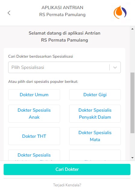 Daftar online rs permata pamulang