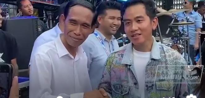 Jokowi KW Asal Tangerang Ikut Kampanye Akbar Prabowo-Gibran di GBK