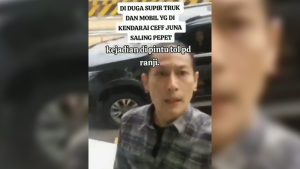 Viral Video Chef Juna Berdebat dengan Sopir Truk yang Hampir Menyerempetnya