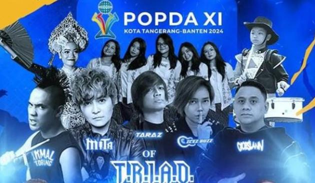 Band Triad Penutupan POPDA XI Banten 2024