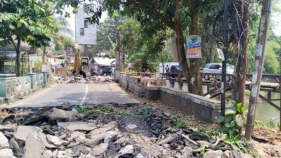 Jalur Alternatif Truk di Jembatan Kali Angke Tangsel yang Akan Direkonstruksi 5 Bulan
