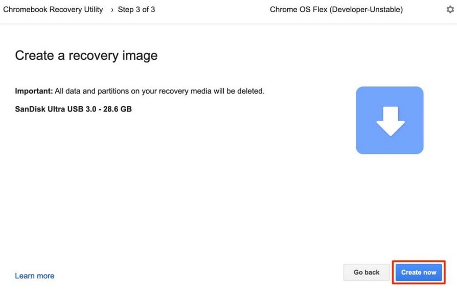Cara Instal Chrome OS Flex 06