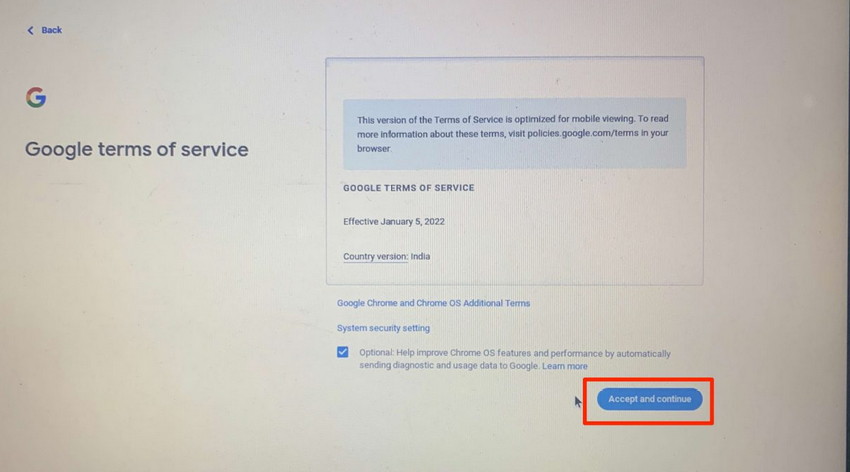 Cara Instal Chrome OS Flex 12